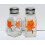Autumn Orange Maple Leaf Pepper Shakers Set 3
