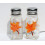 Autumn Orange Maple Leaf Pepper Shakers Set 4