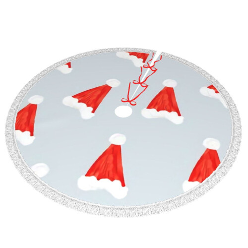 Christmas Tree Skirt 48 Inch Rustic Holiday Decor 1