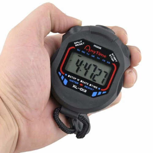 Digital Handheld LCD Chronograph Stopwatch Timer 2