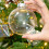 Transparent Christmas Ball Ornament Light Blue 1 Pack 3