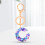Alphabet Initial Keychain for Women A-Z Epoxy Charm 6