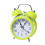 LOVIVER Analog Alarm Clock with Backlight Silent Green 4