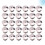 Metal Pin Backs Locking Clasp Silver 30 pcs 3