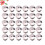 Metal Pin Backs Locking Clasp Silver 30 pcs 4