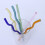 Wavy Glass Straw Reusable 7.87 inch Smoothie Drinking Straw 2