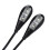 Mini lampe de bureau LED rechargeable USB à double bras avec pince 3