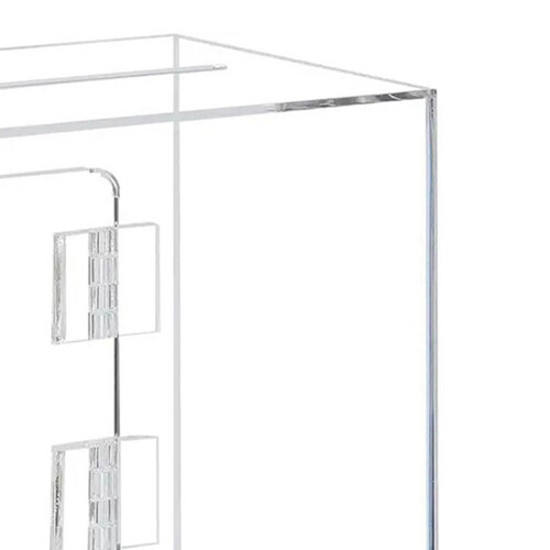 Acrylic ballot box with lock and key 1 piece 1