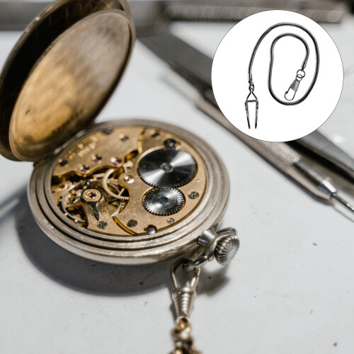 Pocket Watch Chain Alloy Hanging Decor 1 Piece 2