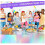 Wegwerp plastic tafelkleden met regenboogdesign (2 stuks) 5