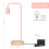 Pink Desk Lamp Stylish 1 Piece 4