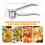 Stainless Steel Garlic Press 4-in-1 2