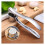 Stainless Steel Garlic Press 4-in-1 5