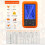 Digital barbecue meat thermometer with 4 probes 2