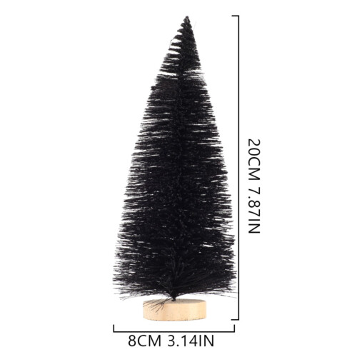 Christmas Tree with Base Black 15/20/25/30 cm 2