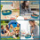 Lunch Box for Adults with Utensils 28 oz 3-Compartment 4