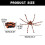 Halloween Spider Decoration Red Eyes Bendable Legs 1 Pack 5