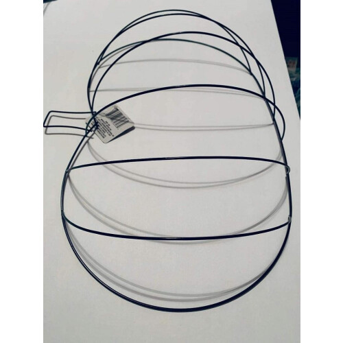 Pumpkin Wreath Form Metal Wire Frame 12 Inch 1