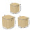 Yellow Houndstooth Under Bed Storage Box3-Pack 3