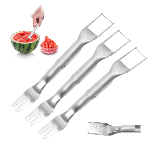 Stainless Steel Foldable Watermelon Cutter 1pc 1