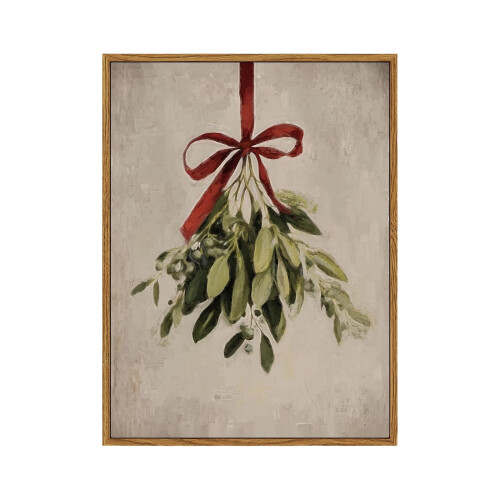 Quadro decorativo natalino vintage rústico de 30 x 40 cm (11,8 x 15,7 polegadas) 1
