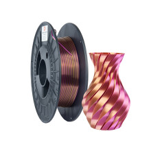 Filament 3DPower PLA Silke Dobbelt 1.75mm Guld/Pink 0.3kg