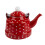 Teapot enameled polka dot 1.2L ceramic stove-safe 5