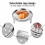 304 Stainless Steel Steamer Rack with Removable Legs Set 3
