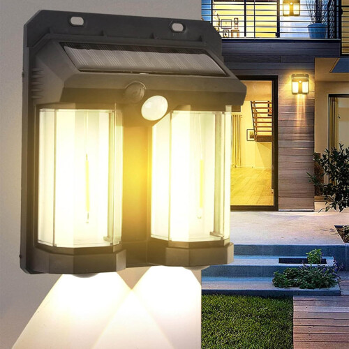Solar Outdoor Wall Light with Motion Sensor 3 Modes 1