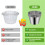 Stainless Steel Salad Dressing Containers with Silicone 5