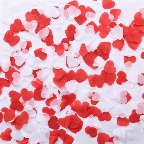 Hjertepapirkonfetti Valentinsdagspapir 10g 2