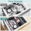 Plastic Drawer Organizer Set Black 25 pcs 4
