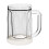 Chopes à bière glacées à double paroi transparentes, lot de 1 4