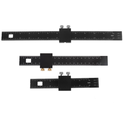 StoBays precision pocket ruler for woodworking T-track ruler 2