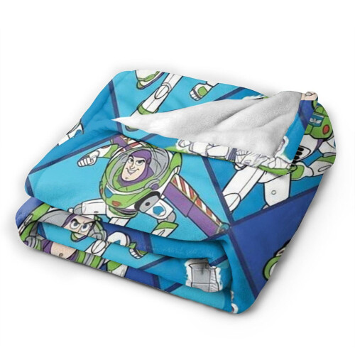 Buzz Lightyear plush throw blanket 50x60 inches 1