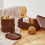 Fluted Cardboard Storage Baskets with Leather-Like Lids 2