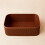 Fluted Cardboard Storage Baskets with Leather-Like Lids 3