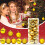 Gold Christmas Ball Ornaments 3cm 24 pcs 2