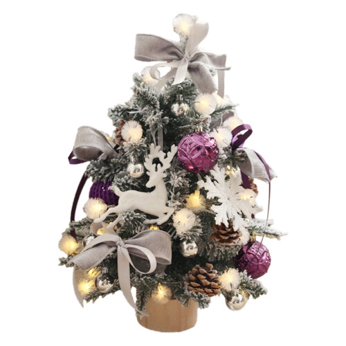 Staron Christmas Tree Set White 45cm with Ornaments 1