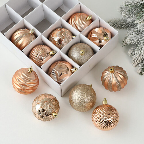Christmas Ball Ornaments Red 6cm 12 pcs 2