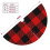 Christmas tree skirt plaid 48 inch thick rustic holiday 5