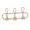 Wall Mounted Rattan Coat Rack with 3 Hooks 2