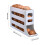 4-Layer Rolling Egg Dispenser, White, 30-Egg Capacity 2