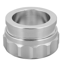 Fuel Water Tank Filler Neck Cap Set Aluminum Universal Accessory for Car ModificationSilver