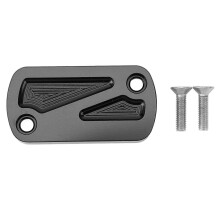 Motorcycle Brake Fluid Reservoir Cap CNC Aluminum Alloy Front And Rear Brake Fluid Reservoir Cover for CR250R CB150R Black