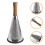 Stainless Steel Box Grater with Wooden Handle 5