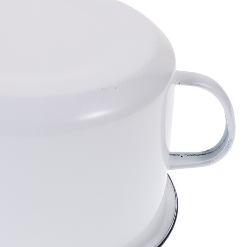 Enamel soup bowl retro handled ramen bowl 1 pc 2