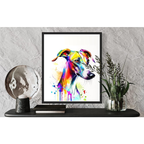 Kunstdruck „Golden Retriever“ im Pop-Stil, 1 Stück 1