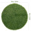 Artificial Grass Table Mat Green Round 5