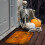 Halloween kitchen mat ghost design black 1 piece 4